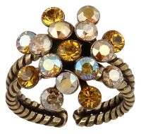 Vorschau: Konplott Magic Fireball Ring Mini in golden yellow 5450543797717
