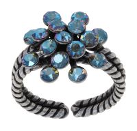 Vorschau: Konplott Magic Fireball Ring in blue black diamond shimmer mini 5450543914794