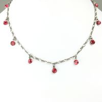 Konplott Tutui indian pink Halskette steinbesetzt, pink/rot 5450527641272