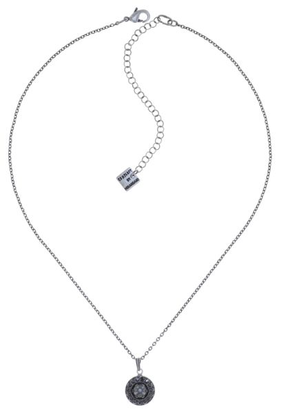 Konplott Simply Beautiful Halskette mit Anhänger in schwarz 5450543779706