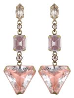 Konplott Mix the Rocks Ohrstecker in rosa crystal blush 5450543790510