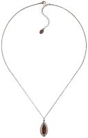 Konplott Amazonia lange Halskette mit Anhänger in braun, Größe M 5450543752556