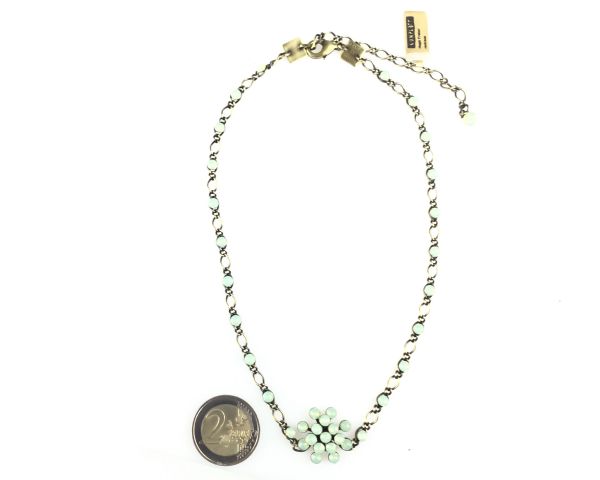 Konplott Magic Fireball chrysolite grün opal Halskette steinbesetzt 5450543133621