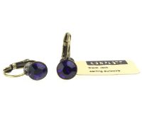 Vorschau: Konplott Black Jack Ohrhänger mit Klappverschluss in purple velvet 5450527612265