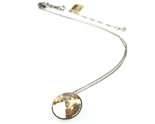 Konplott Rivoli crystal golden shadow Halskette mit Anhänger 5450527640787