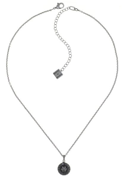 Konplott Simply Beautiful Halskette mit Anhänger in schwarz 5450543779706