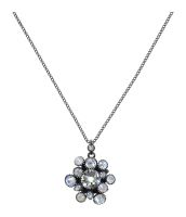 Konplott Alien Caviar Halskette Crystal Clear in weiß 5450543895437