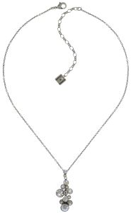 Vorschau: Konplott Water Cascade Halskette mit Anhänger in weiß antik silber 5450543686158