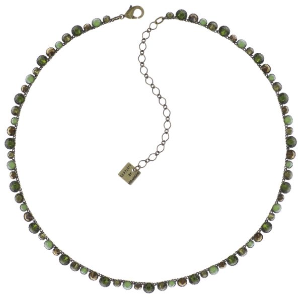 Konplott Water Cascade steinbesetzte Halskette in grün 5450543772967