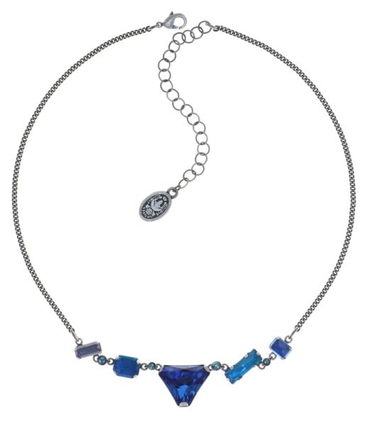Konplott Mix the Rocks steinbesetzte Halskette in crystal blau 5450543789873