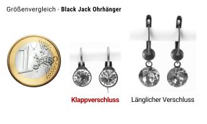 Vorschau: Konplott Black Jack Ohrhänger mit Klappverschluss in Amethyst, pink/lila 5450527131292