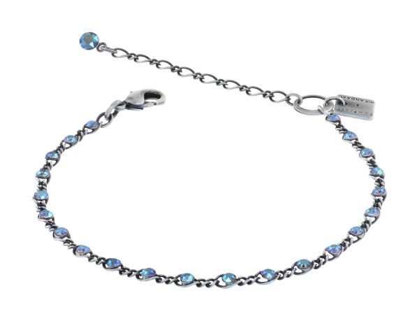 Magic Fireball Armband in blue black diamond shimmer mini