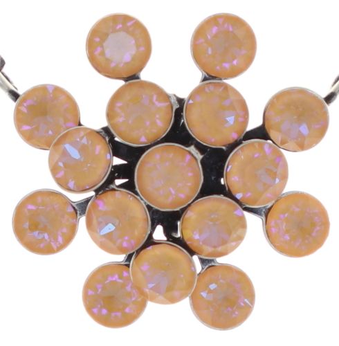 Konplott Magic Fireball Halskette in apricot de glace crystal peach de lite 5450543797274