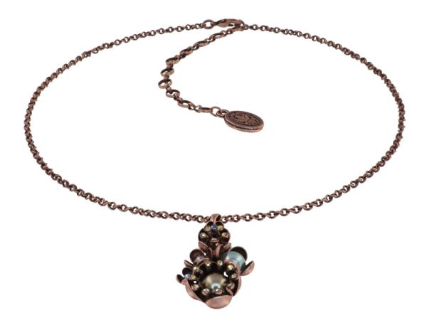 Konplott Halskette in grün/braun M - Where the Lilac Bloom 5450543884981