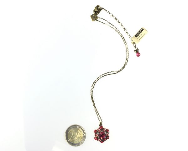 Konplott Bended Lights Halskette mit Anhänger in Koralle/ Rose 5450543040837