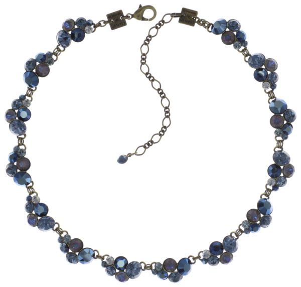 Konplott Petit Glamour steinbesetzte Halskette in dunkelblau 5450543760049