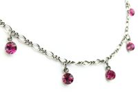 Vorschau: Konplott Tutui fuchsia Halskette steinbesetzt, pink 5450527591621