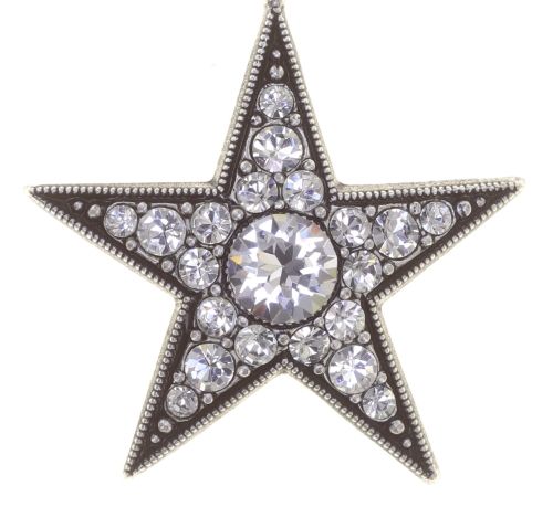 Konplott Dancing Star Halskette mit Anhänger in weiß Größe L 5450543774701