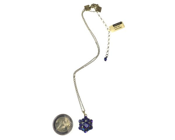 Konplott Bended Lights Halskette mit Anhänger in Violett 5450527758871