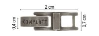 Konplott Armband Verlängerung klein in silber 5450527800495