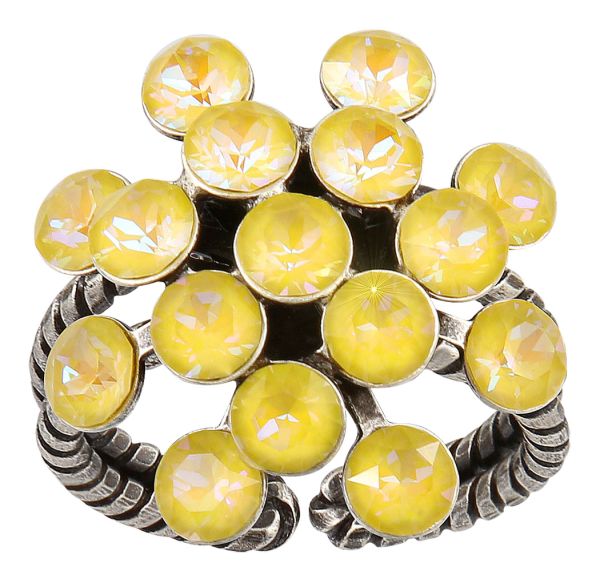 Magic Fireball Ring klassisch in lemon jelly crystal sunshine de lite