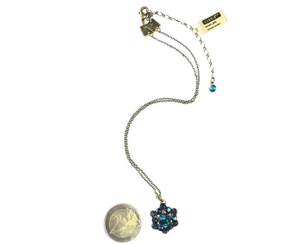 Konplott Bended Lights Halskette mit Anhänger in Blau 5450527758857