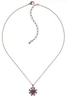 Konplott Magic Fireball Halskette mit Anhänger Deep Rose in rosa mini 5450543892894