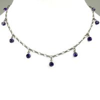 Vorschau: Konplott Tutui purple velvet Halskette steinbesetzt 5450527641234