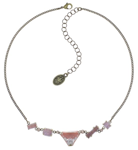 Konplott Mix the Rocks Halskette in rosa crystal blush 5450543790275