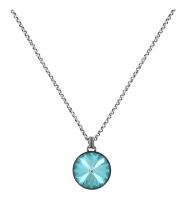 Vorschau: Konplott Rivoli Halskette in light blue crystal silky 5450543927275