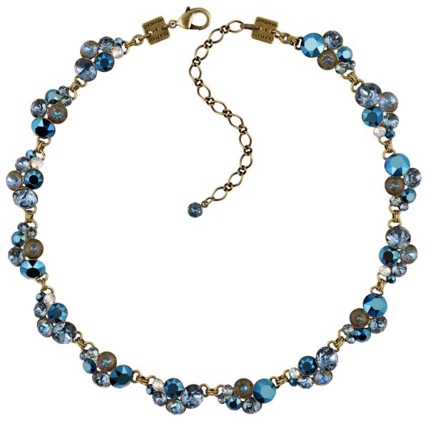 Konplott Petit Glamour steinbesetzte Halskette in dunkelblau 5450543760049