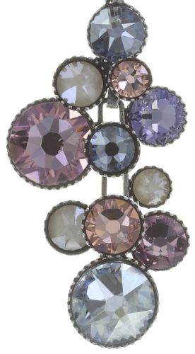 Water Cascade Halskette mit Anhänger in lila