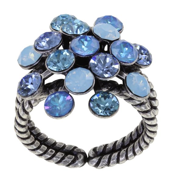 Konplott Magic Fireball Ring in blau Classic Size 5450543903835