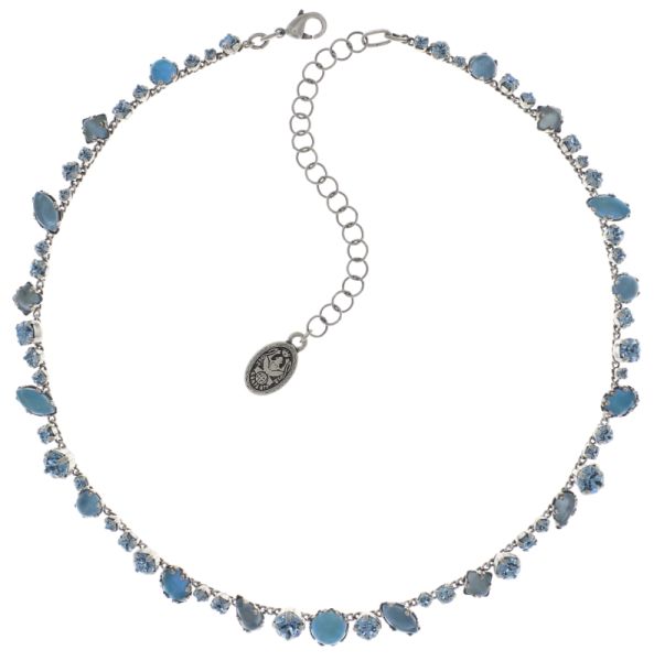 Jelly Star steinbesetzte Halskette in hellblau - Gebraucht wie neu