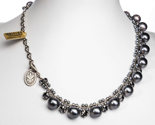 Konplott Caviar Classic Halskette Midnight in schwarz 5450543888934