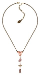 Vorschau: Konplott Mix the Rocks Y-Halskette in rosa crystal blush 5450543790312