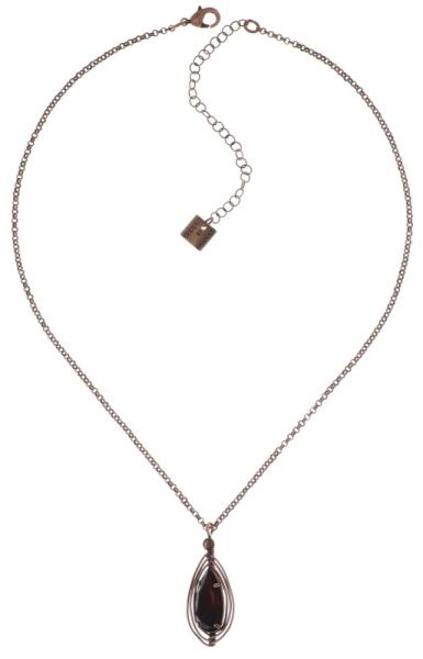 Konplott Amazonia Halskette mit Anhänger in braun, Größe S 5450543760735