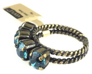 Vorschau: Konplott Colour Snake Ring in Indicolite, blau 5450527256896