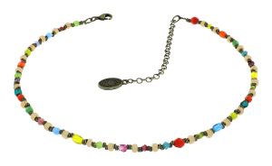 Vorschau: Konplott Petit Glamour d'Afrique Halskette in pastel multi 5450543913933