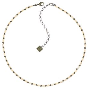 Vorschau: Konplott Night Sun Halskette mit Perlenausschnitt in beige 5450543786469