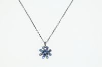 Vorschau: Konplott Magic Fireball Halskette in blue black diamond shimmer mini 5450543914749