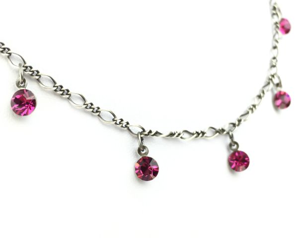 Konplott Tutui fuchsia Halskette steinbesetzt, pink 5450527591621