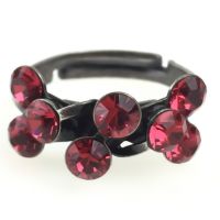 Konplott Magic Fireball 8 Stein Ring in indian pink, rot/pink 5450527767330