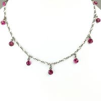 Vorschau: Konplott Tutui fuchsia Halskette steinbesetzt, pink 5450527591621