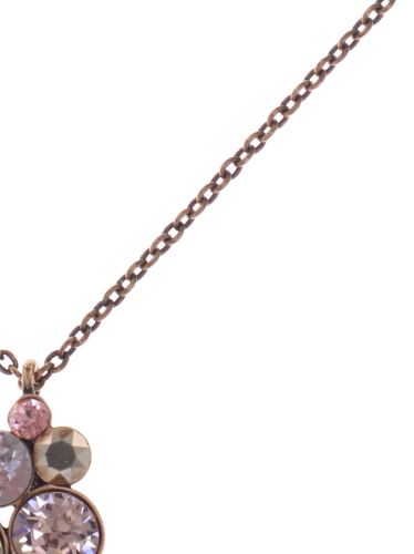 Konplott Petit Glamour Halskette mit Anhänger in pink 5450543766461