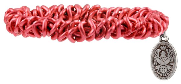 Bead Snakes elastisches Armband in Rot