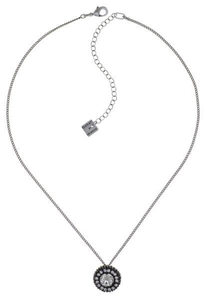 Konplott Rock 'n' Glam Halskette mit Anhänger in crystal weiß 5450543777016