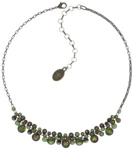 Vorschau: Konplott Water Cascade steinbesetzte Halskette in grün 5450543754215