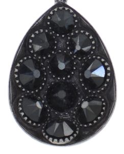 Vorschau: Konplott Tears of Joy Halskette mit Anhänger in schwarz jet hematite Größe M 5450543763156