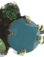 Vorschau: Konplott Ballroom Classic Glam Ring in blau/grün 5450543726724